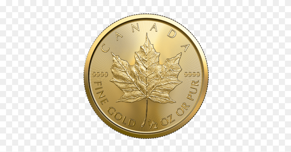 Oz Gold Maple Leaf Maple Leaf Gold Coin 1 4 Oz, Plant, Wristwatch Free Transparent Png