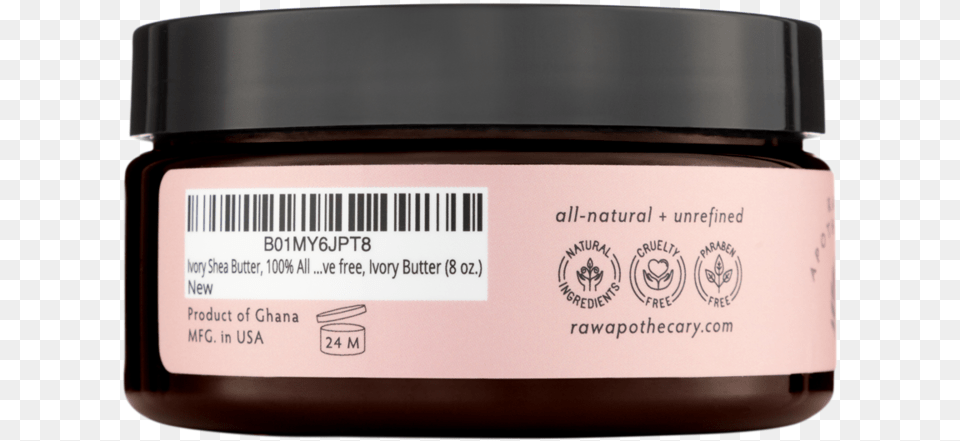 Oz Ivory Shea Butter Packaging Side With Upc Cosmetics, Face, Head, Person, Bottle Free Transparent Png