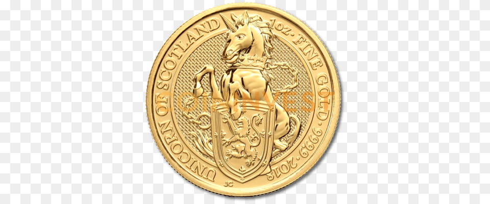 Oz Queen39s Beasts Unicorn Gold Coin 1 Oz Queen39s Beasts Lion Gold 2016, Accessories, Jewelry, Locket, Pendant Free Png