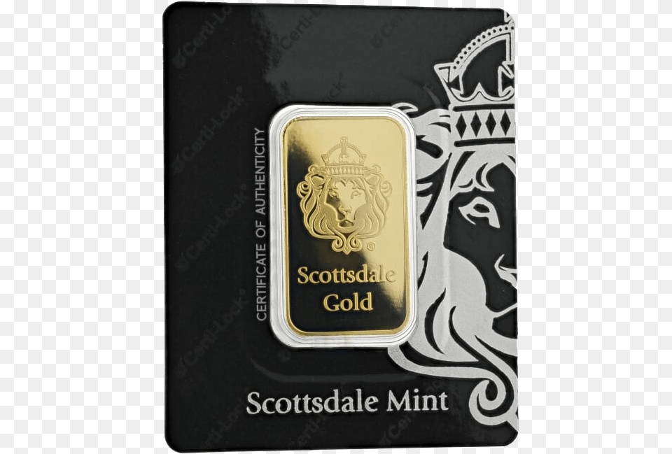Oz Scottsdale Mint Gold Bar, Text, Document, Id Cards, Passport Free Transparent Png
