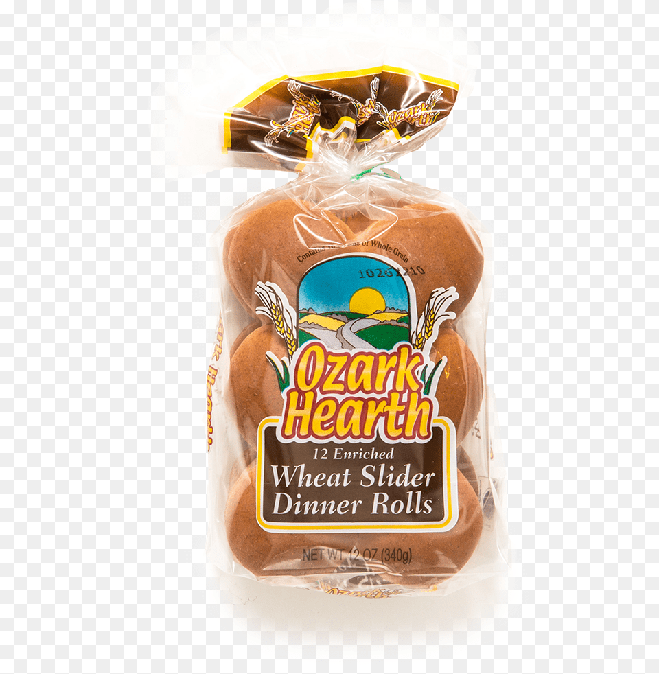 Ozark Hearth 12 Wheat Slider Dinner Rolls Sliced Bread, Bun, Food, Adult, Male Free Png