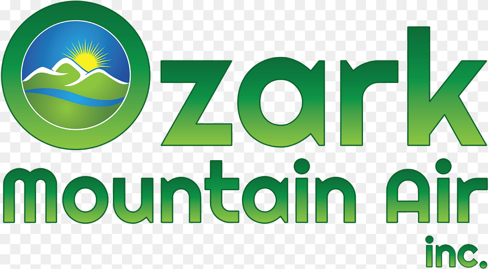 Ozark Mountain Air Provides Air Conditioner Repair Ozark Mountain Air, Green, Logo Png Image