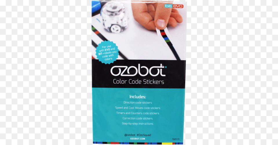 Ozobot 20 Bit Titanium Black Robot, Advertisement, Poster, Baby, Person Free Transparent Png