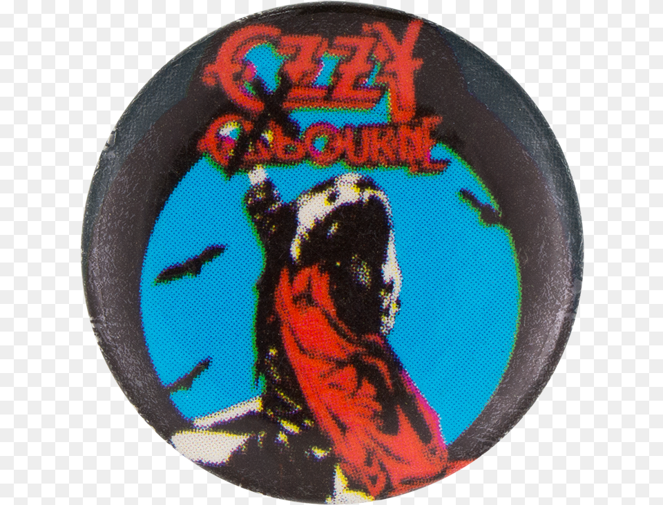 Ozzy Osbourne Blizzard Of Ozz Ozzy Osbourne, Badge, Logo, Symbol, Face Free Png Download