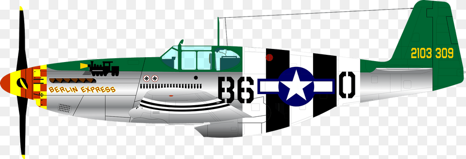 P 51 B Berlin Express Clipart, Airport, Aircraft, Transportation, Vehicle Free Transparent Png