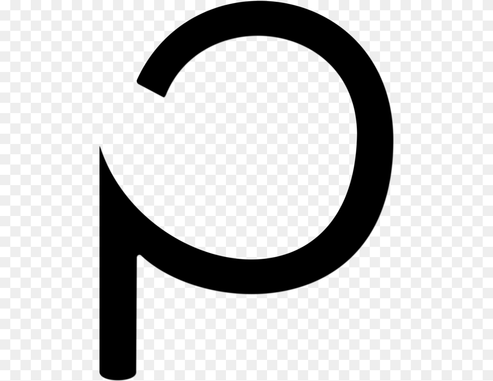 P Circle, Gray Png Image