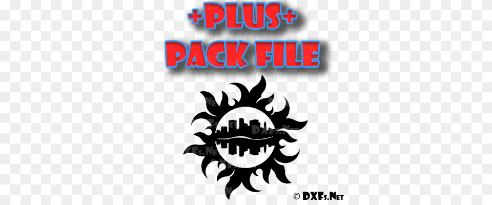 P Cityscape Buildings Mirrored Sun Silhouette Modern, Symbol, Logo, Animal, Cattle Free Png Download