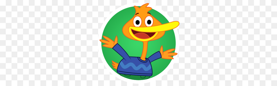 P King Duckling Green Medal, Cartoon Free Png