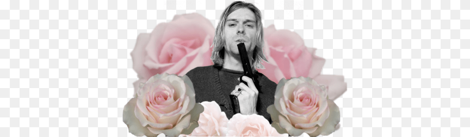 P Kurt Cobain Kurt Cobain Tumblr, Rose, Flower, Plant, Flower Arrangement Png