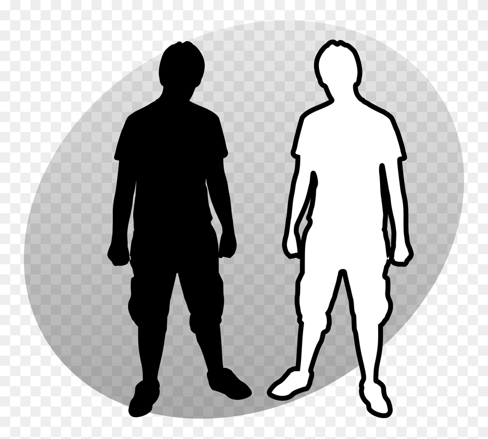 P People Black And White Grey, Silhouette, Adult, Male, Man Free Transparent Png