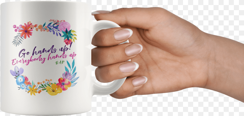 P Quothands Upquot Drinkware Mug, Body Part, Finger, Hand, Person Png Image