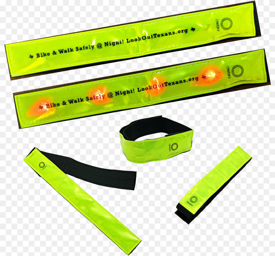 P Ref 1893 Reflective Arm Band With Flashing Leds Plastic, Accessories, Belt Png Image