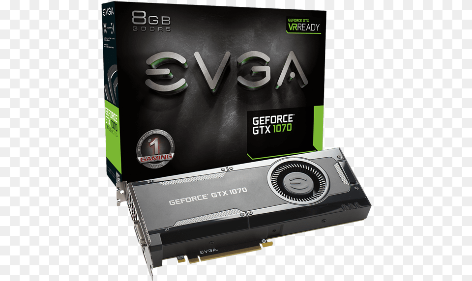 P4 5170 Kr Evga Geforce Gtx 1070 Gaming Graphics Card, Computer Hardware, Electronics, Hardware Png Image