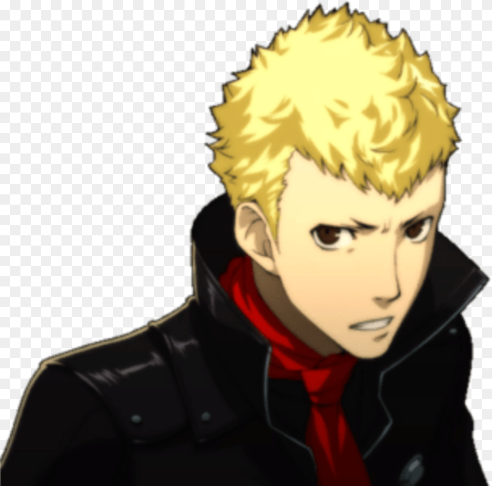 P5 Phantomthieves Sticker By Korv Persona 5 Ryuji, Adult, Anime, Person, Man Png Image