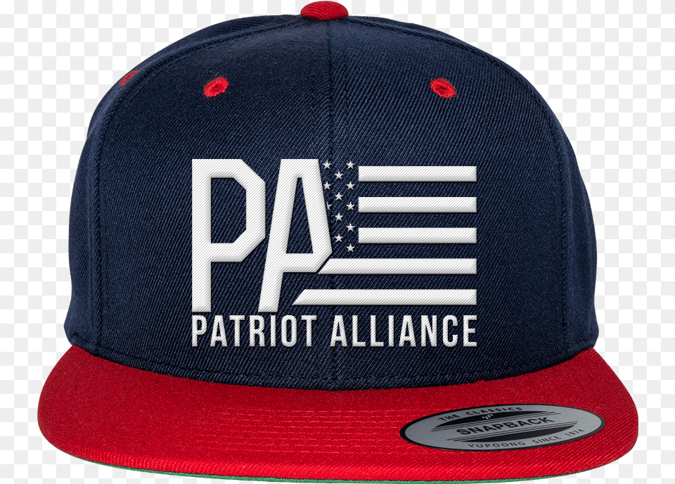 Pa Logo Flat Bill Snapback Hat Navyredclass Lazyload Baseball Cap, Baseball Cap, Clothing Free Png Download