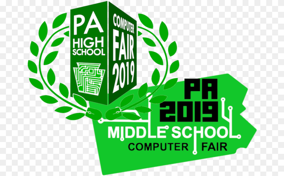 Pa Media And Design Competition Pa High School Computer Fair Logo, Green, Herbal, Herbs, Plant Free Transparent Png