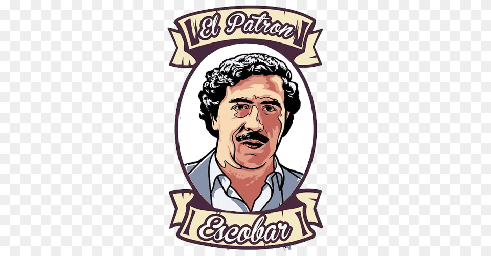 Pablo Escobar, Logo, Adult, Male, Man Png Image