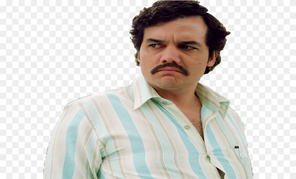 Pablo Escobar, Adult, Sad, Portrait, Photography Free Png Download
