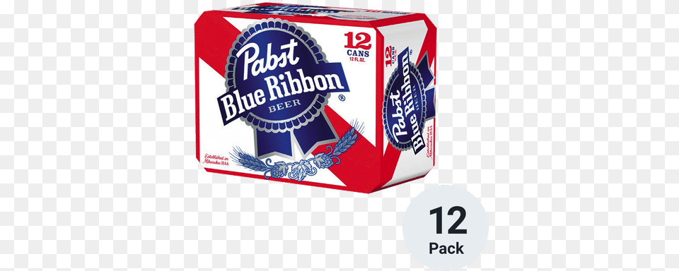 Pabst 12 Bottles Pabst Blue Ribbon, Box, Cardboard, Carton Free Png