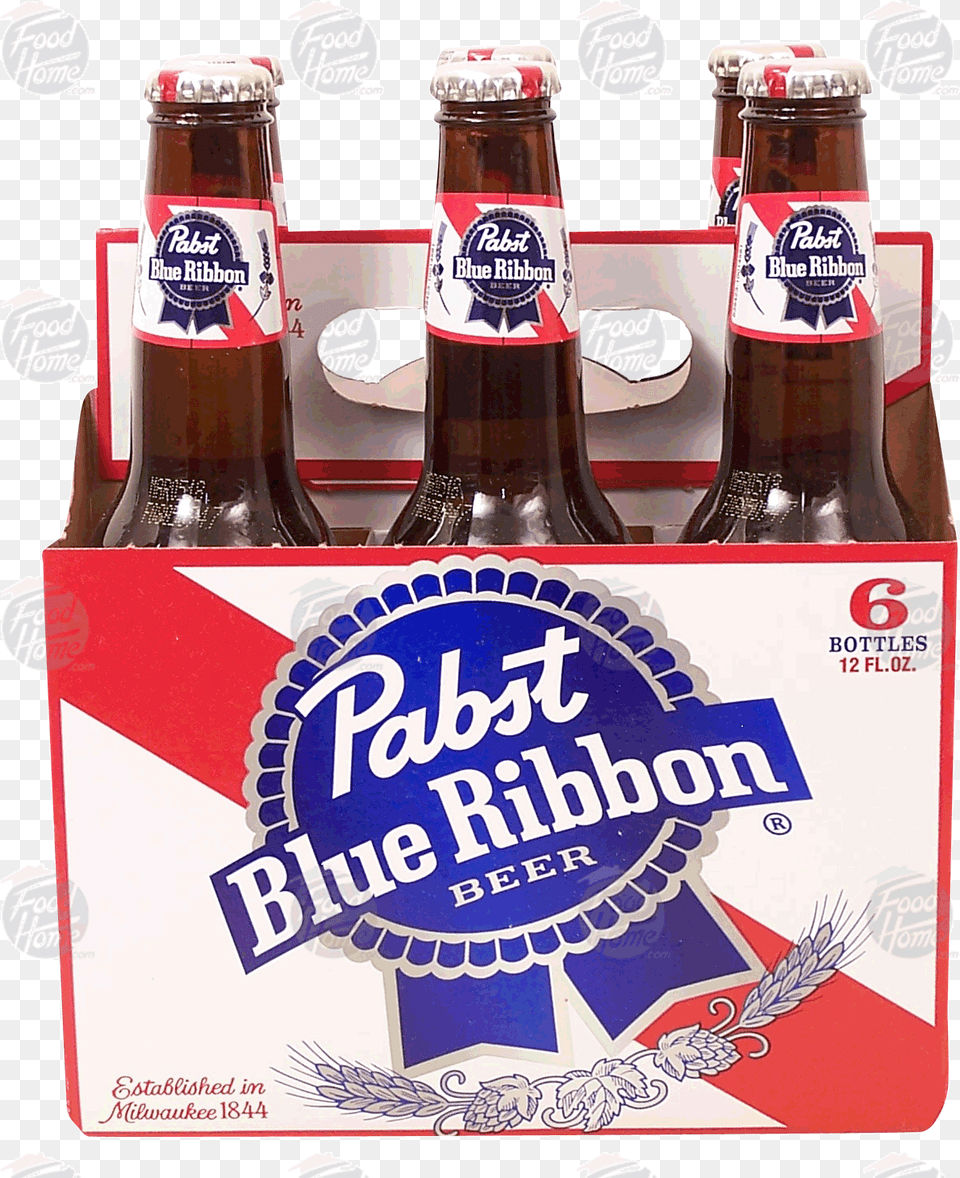 Pabst Blue Ribbon Beer Pabst Blue Ribbon, Alcohol, Beer Bottle, Beverage, Bottle Free Png