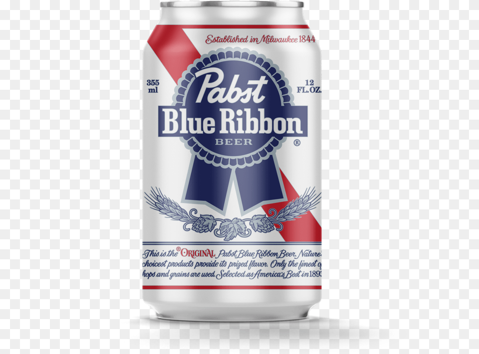 Pabst Blue Ribbon U0026 Ribbonpng Pabst Blue Ribbon Non Alcoholic, Alcohol, Beer, Beverage, Lager Free Transparent Png