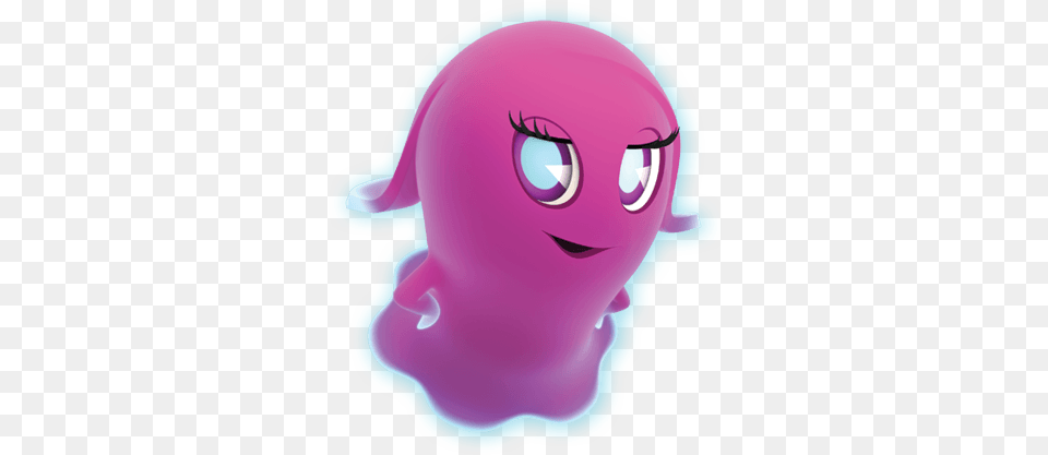 Pac Man And The Ghostly Adventure39s Pinky Pac Man Pinky, Purple, Helmet, Alien Free Png Download