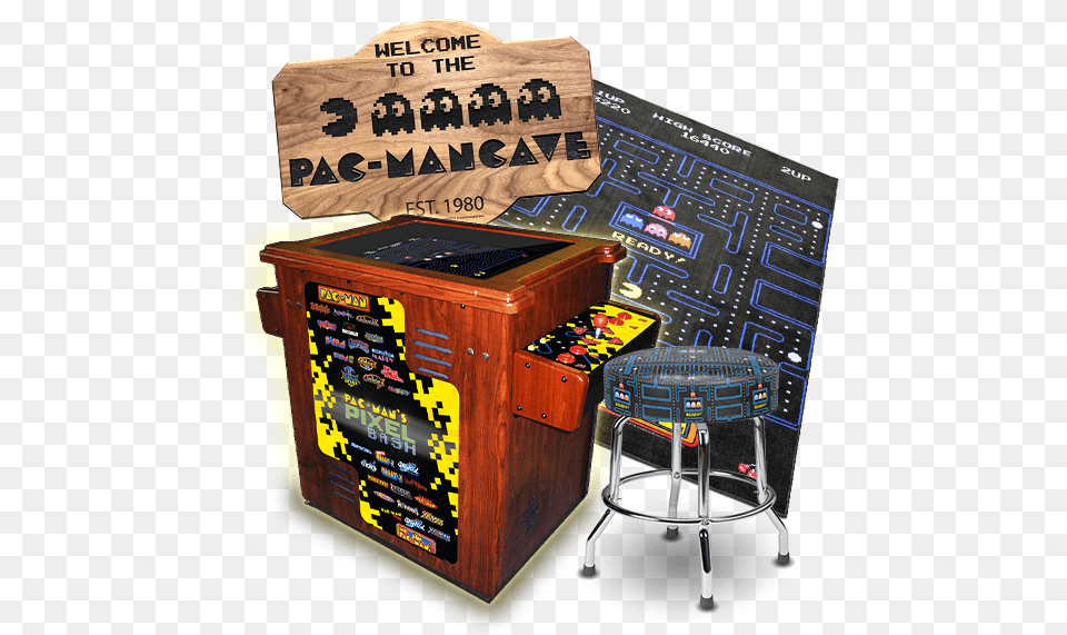 Pac Man Arcade, Furniture Png