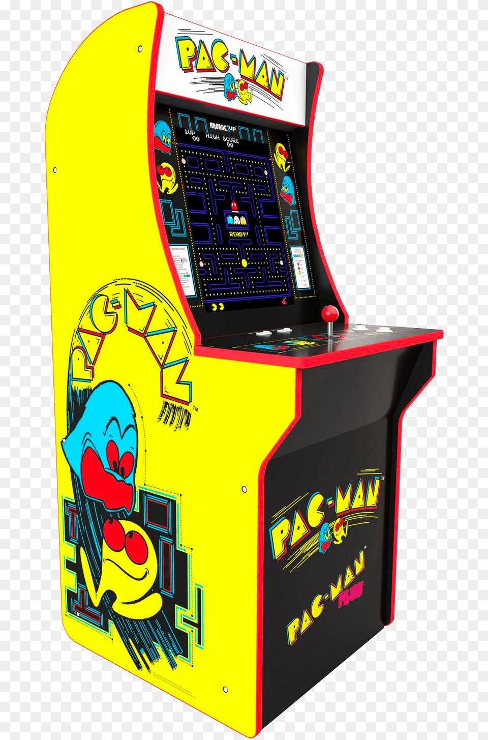 Pac Man Arcade Cabinetclass Lazyload Lazyload Fade Arcade1up Pacman, Arcade Game Machine, Game Png