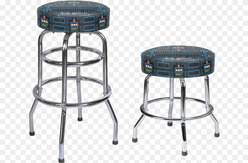 Pac Man Arcade Stools, Bar Stool, Furniture, Chair Free Png