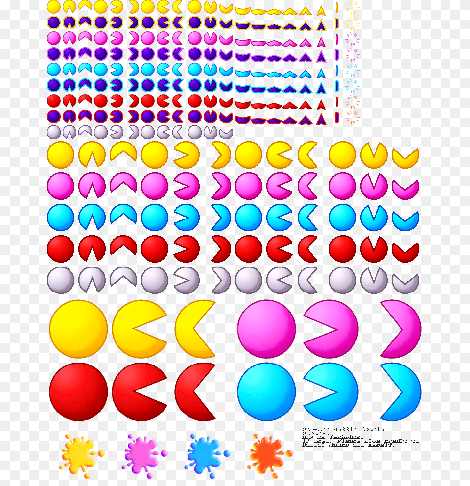 Pac Man Battle Royale Pacman Battle Royale Sprites, Art, Graphics Free Png