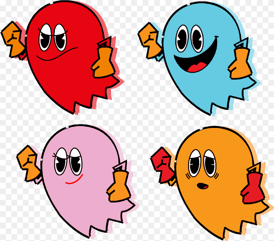 Pac Man Inky Pink Blinky Clyde, Person, Face, Head, Baby Free Png