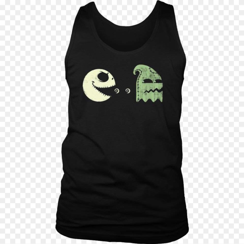 Pac Man Jack Skellington Oogie Boogie T Shirt Never Do Your Best Quit Tank Top, Clothing, T-shirt, Tank Top Png Image