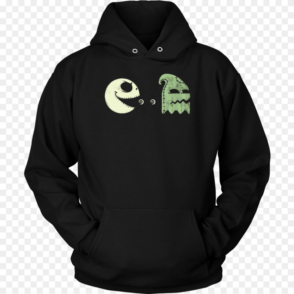 Pac Man Jack Skellington Oogie Boogie T Shirt T Shirt, Clothing, Hoodie, Knitwear, Sweater Free Png Download