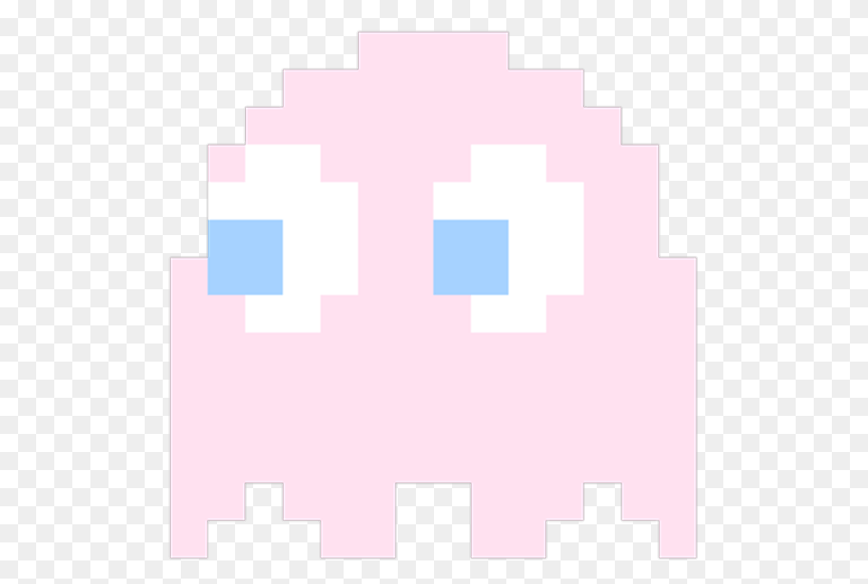 Pac Man Pacman Pink Pinky Ghost Cute Kawaii Icon Overla, First Aid Free Png