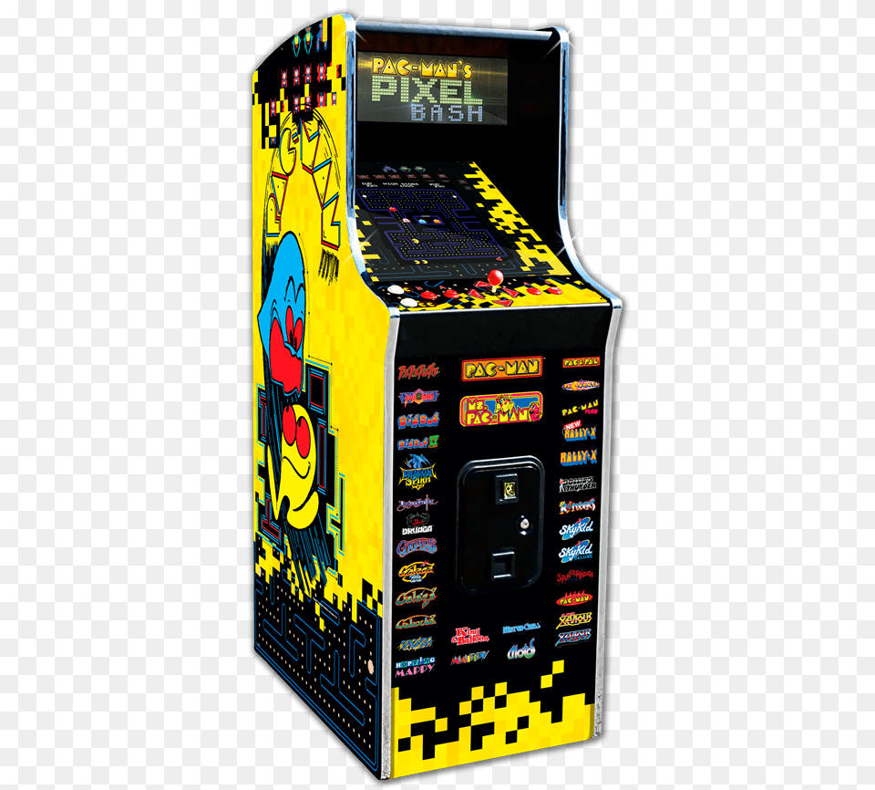 Pac Man S Pixel Bash Download Pac Man S Pixel Bash, Arcade Game Machine, Game Png