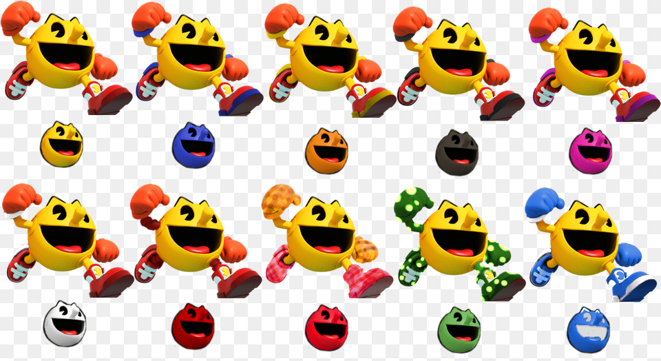 Pac Man Smash Fantendo Nintendo Fanon Wiki Smash 4 Pacman Colors, Toy Png Image