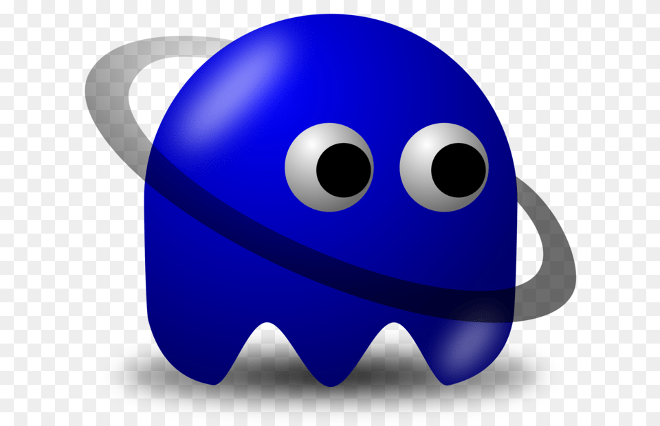 Pac Man World Ghosts Video Games Pac Man Ghost Blue, Egg, Food, Disk Png Image