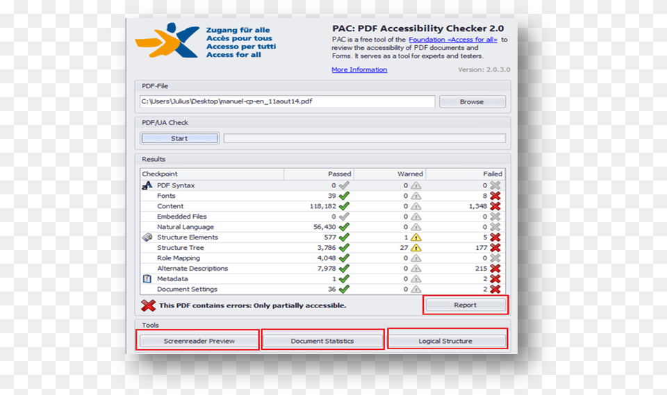 Pac Pdf Accessibility Checker File Transfer Protocol, Page, Text, Computer, Electronics Free Png Download
