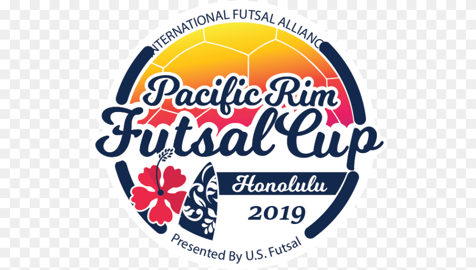 Pac Rim Futsal Cup Carmine, Sticker, Logo, Advertisement, Disk Free Png