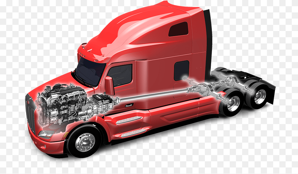 Paccar Powertrain Peterbilt Model 579 Ultraloft, Vehicle, Truck, Transportation, Trailer Truck Free Transparent Png