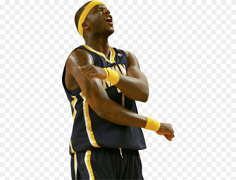 Pacers Jermaine Ou0027neal Photo Jo Cut 1 Basketball Jermaine O Neal Pacers, Body Part, Person, Finger, Hand Free Png Download