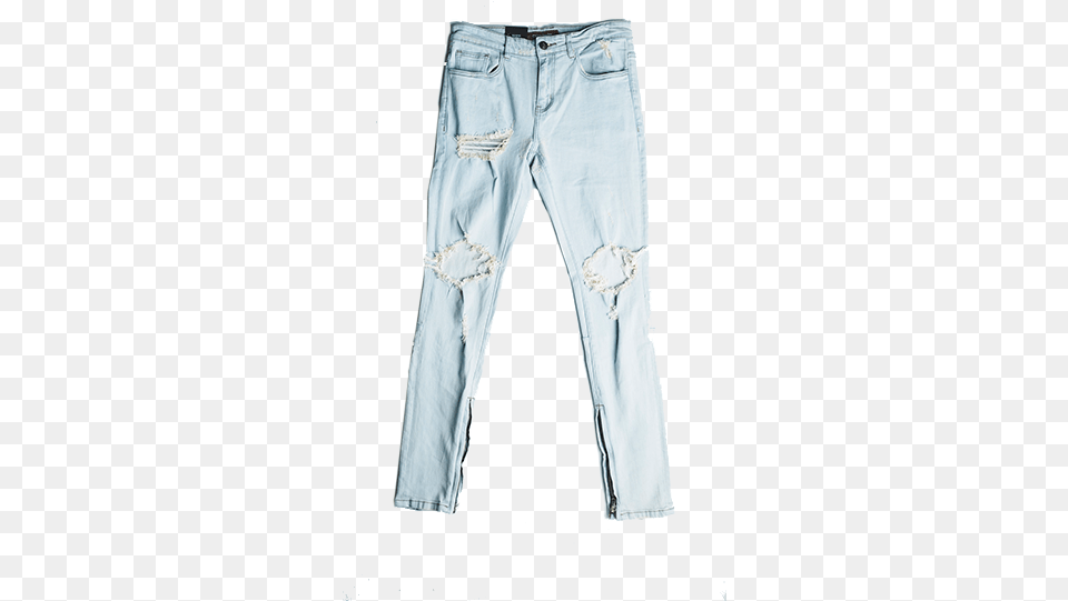 Pacific Denim White Ripped Jeans Transparent, Clothing, Pants, Shirt Free Png
