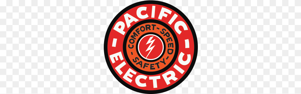 Pacific Electric Railway Pacific Electric Rail Company, Logo, Disk, Emblem, Symbol Png Image