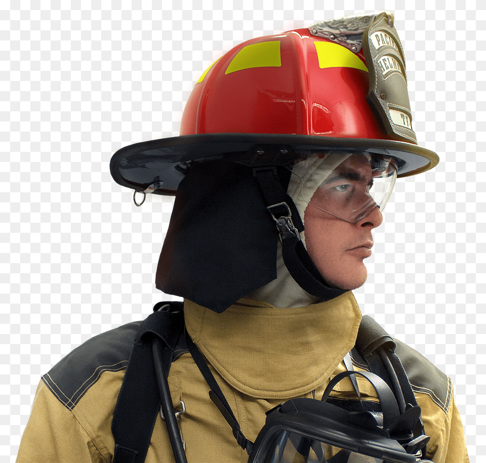 Pacific F18 Fire Helmet, Hardhat, Clothing, Crash Helmet, Man Free Transparent Png