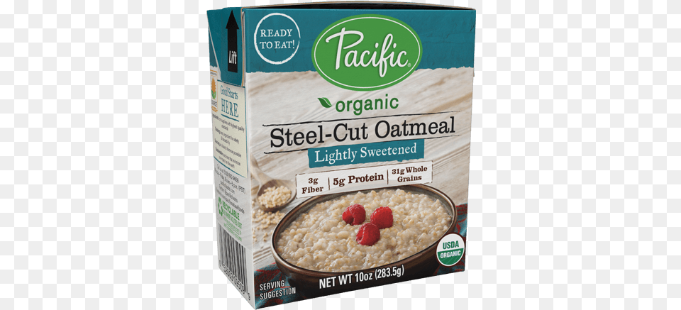 Pacific Foods Organic Lightly Sweetened Oatmeal, Breakfast, Food Free Png Download