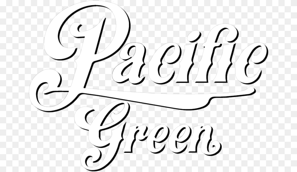 Pacific Green Cannabis Dispensary Calligraphy, Text, Handwriting Free Png Download
