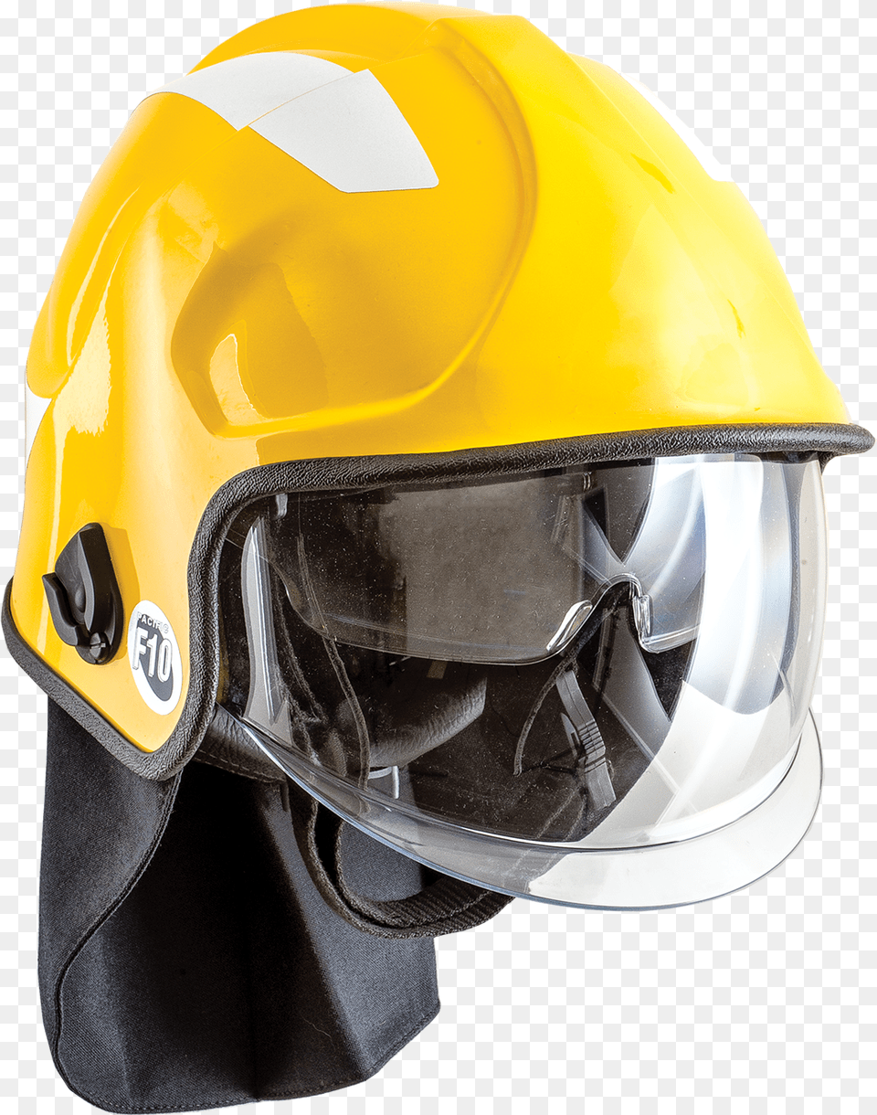 Pacific Helmets F10 Mkv Structural Firefighting Helmet Parts Of Fire Helmet, Clothing, Crash Helmet, Hardhat Png Image