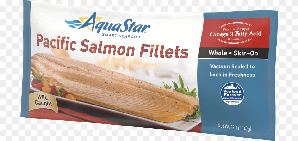 Pacific Salmon Fillet Aquastar Firecracker Shrimp 12 Oz, Advertisement, Food, Lunch, Meal Png
