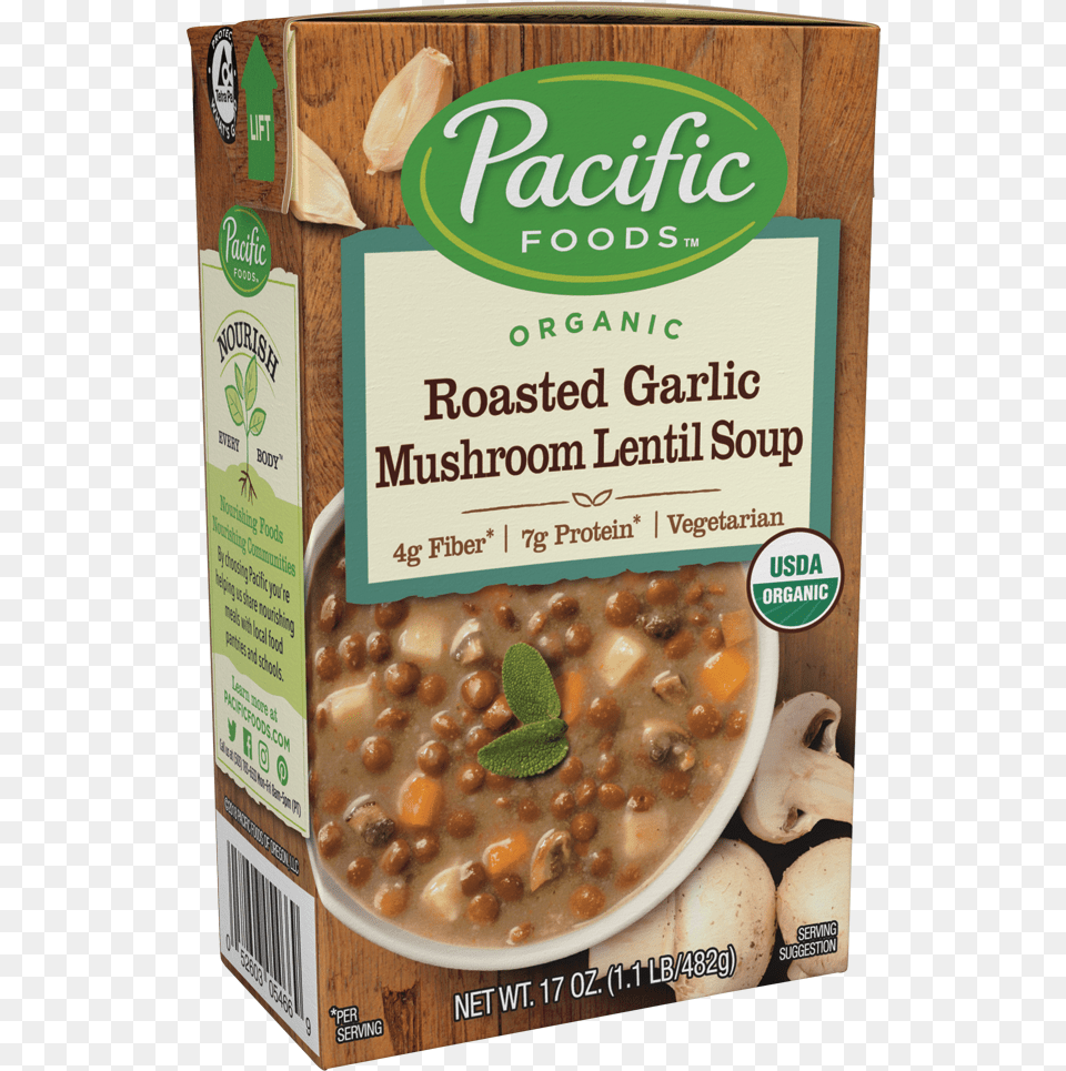 Pacific Spicy Black Bean And Kale Soup, Food, Lentil, Plant, Produce Free Png