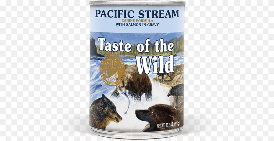 Pacific Stream Canine Formula With Salmon In Gravy Taste Of The Wild Dog Food, Animal, Bear, Mammal, Wildlife Png Image